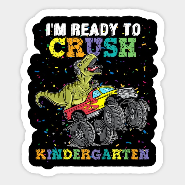 I Am Ready To Crush Kindergarten Sticker by Aratack Kinder